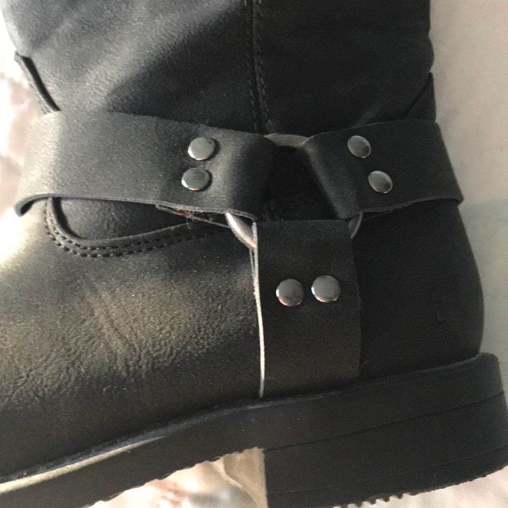 Black Biker Boots